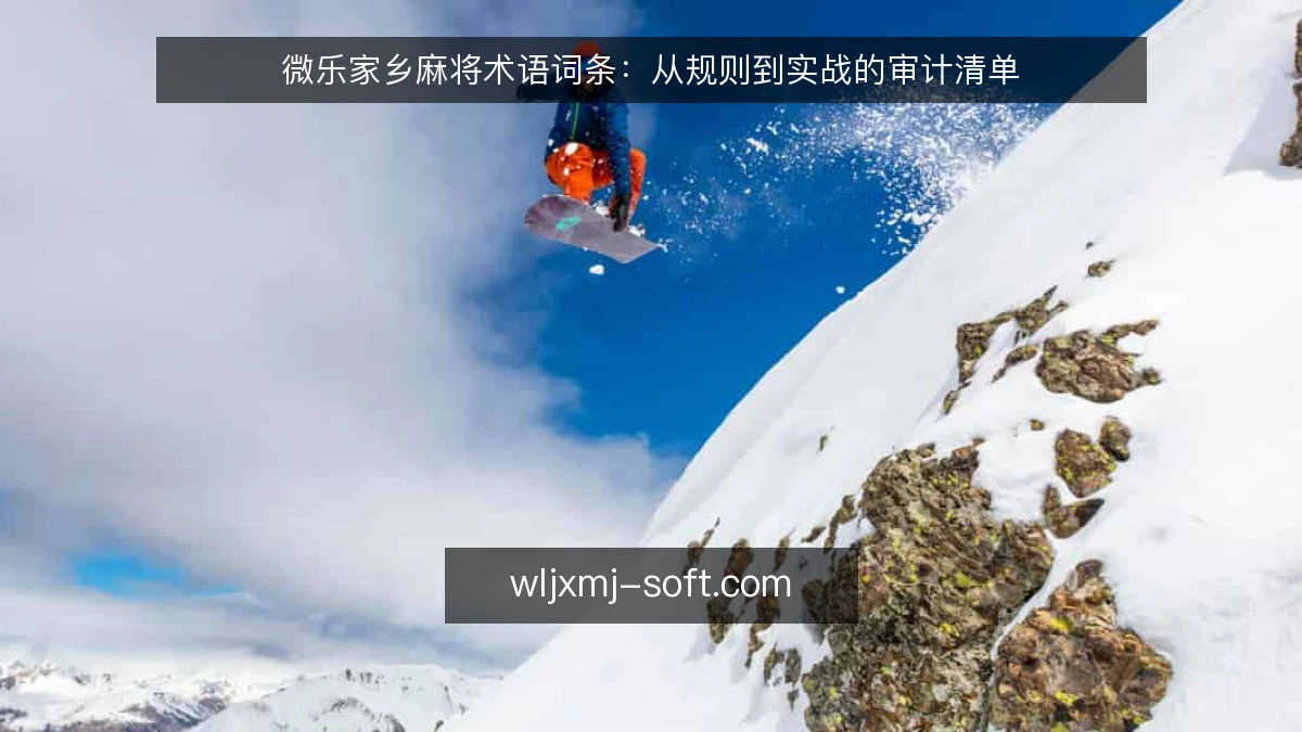 微乐家乡麻将术语词条：从规则到实战的审计清单