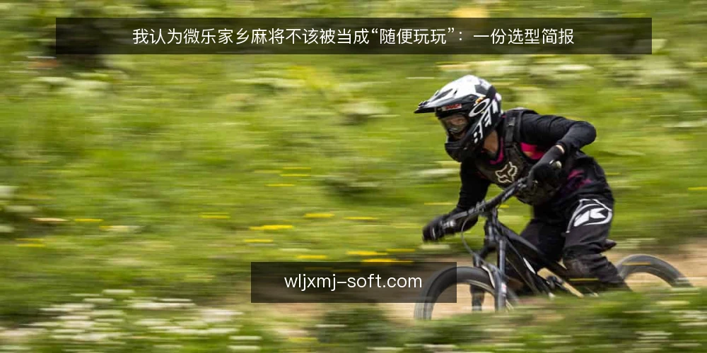 我认为微乐家乡麻将不该被当成“随便玩玩”：一份选型简报 — 先定义你要的“家乡味”是什么 配图