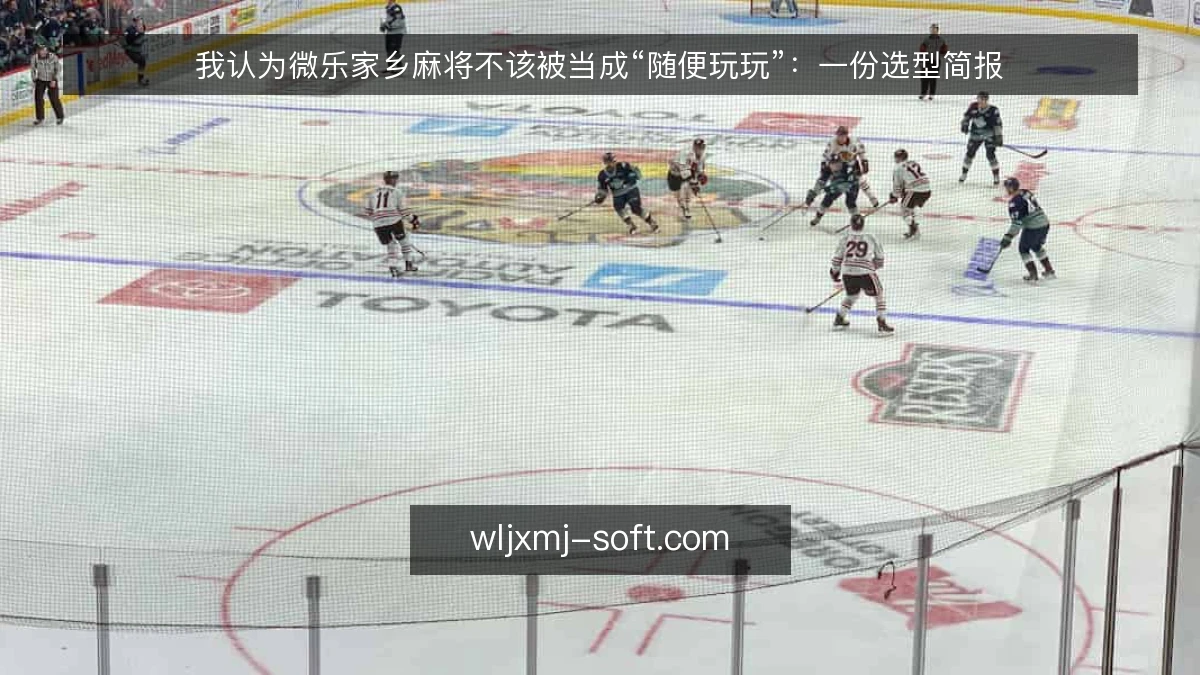 我认为微乐家乡麻将不该被当成“随便玩玩”：一份选型简报